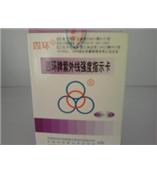 紫外线强度指示卡