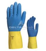 代爾塔VE330BJ（201330）天然雙色乳膠防化手套