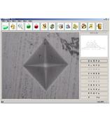 维氏硬度计软件,显微硬度计测量软件,CCD图像测量装置,带电脑维氏硬度计测量软件
