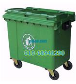 尚尤提供660/1100L高密度聚乙烯垃圾桶/垃圾车