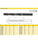 克恩达高速钢全磨公制麻花钻头KT6-153-223