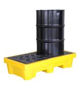CHENGLIN提供的盛漏托盤專業用于化學品原料桶的防漏存儲，新型加高設計，儲存的泄漏量更大，尤其適用于腐蝕