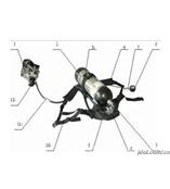 碳纤维瓶空气呼吸器i的价格，6.8L呼吸器（碳纤维瓶）