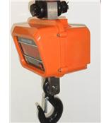 LED数码显示☉楚雄电子吊秤『全钢外壳⊙带小拖车』直视5吨吊磅Σ10T吊钩称