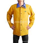 焊接防护服 烧焊防护服 皮加阻燃面料焊接服 皮配阻燃布烧焊服