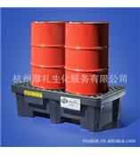 newpig聚乙烯盛漏托盘 2桶化学品托盘 分装托盘 pak605接漏托盘