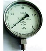 供應測量各種流體的壓力的不銹鋼隔膜壓力表  濟南盛旺  電話：18763983935