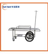 兖州华诺医疗器械有限公司最新供应全不锈钢两大两小轮担架车