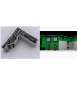 模拟火灾烟雾逃生训练