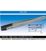 VETUS可换头不锈钢防静电镊子ESD-250镊子ESD-250 ESD-250