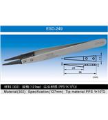 VETUS可换头不锈钢防静电镊子ESD-249镊子ESD-249 ESD-249