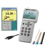 台湾泰仕 TES-1381电导度计及酸碱度计