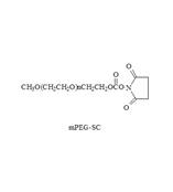 mPEG-Succinimidyl Carbonate，甲氧基聚乙二醇-琥珀酰亚胺碳酸酯，MPEG-SC