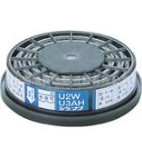 日本原装进口重松防尘口罩滤芯 U2W-可水洗滤盒