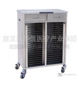 供应不锈钢双列病历夹车