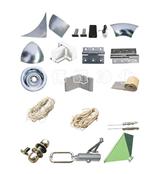 供应暗插销、明插销、门窗皮条、自胶海绵、门接件、风淋喷球